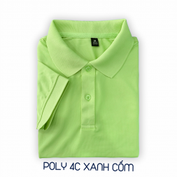 ÁO CÁ SẤU POLY 4C MÀU XANH CỐM