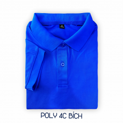 ÁO CÁ SẤU POLY 4C MÀU XANH BÍCH